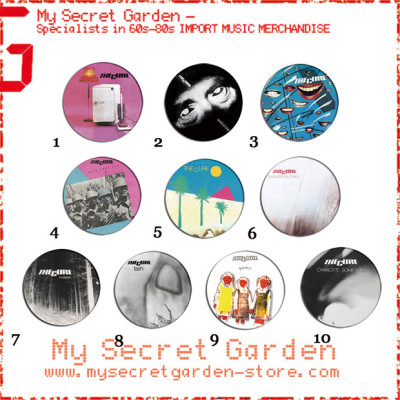 The Cure - Boys Don't Cry, A Forest, Faith Pinback Button Badge Set ( or Hair Ties / 4.4 cm Badge / Magnet / Keychain Set )